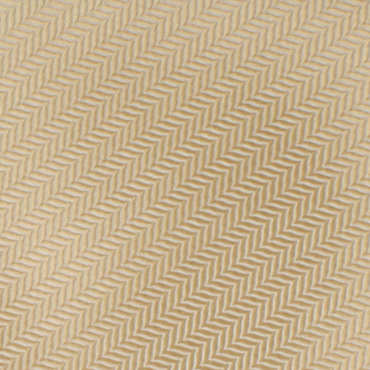 Champagne Gold Herringbone Chevron Skinny Tie Fabric