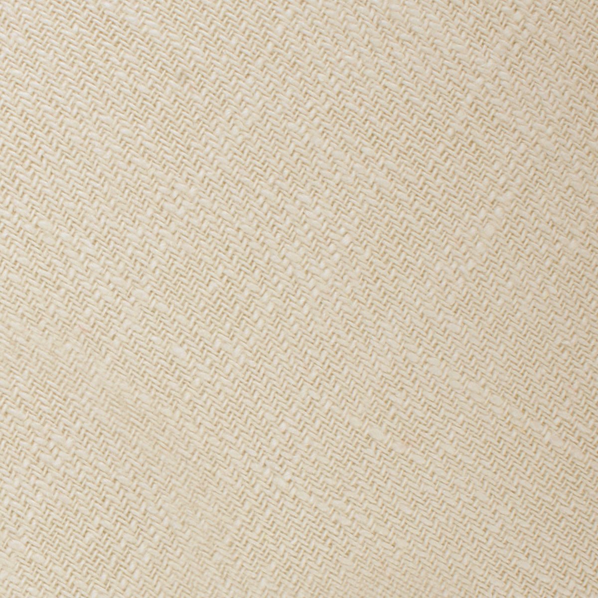 Champagne Ivory Linen Pocket Square Fabric