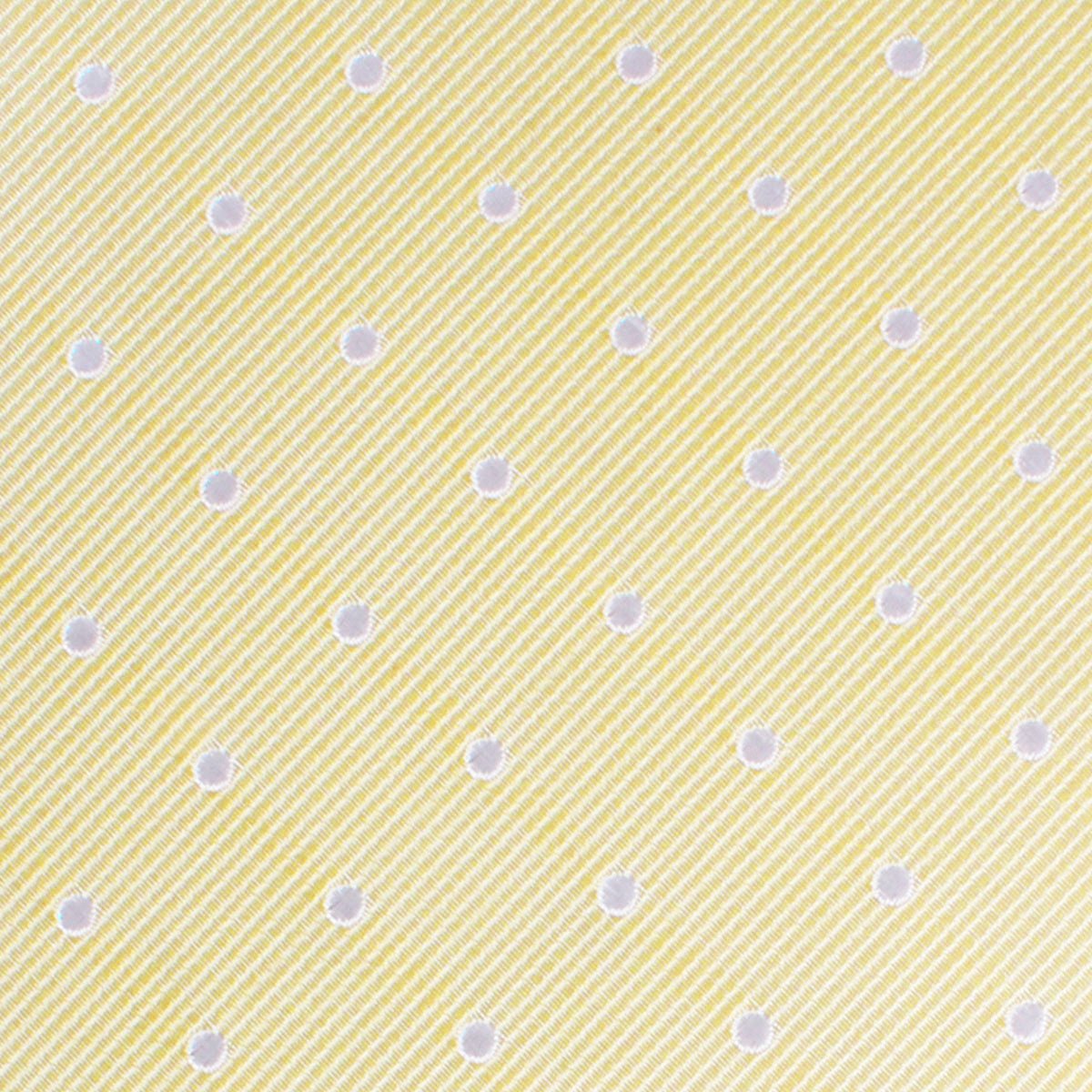 Champagne Polka Dot Bow Tie Fabric