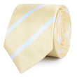 Champagne Stripe Skinny Ties