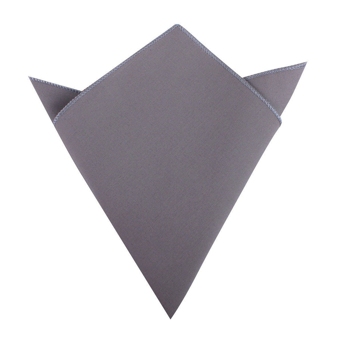 Charcoal Grey Cotton Pocket Square