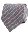 Cherry Red Pinstripe Necktie