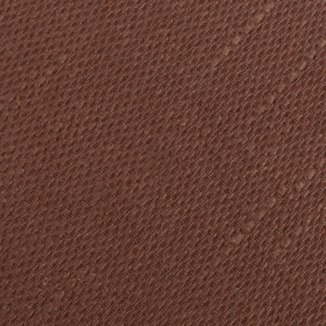 Cinnamon Brown Coarse Linen Pocket Square Fabric