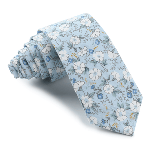 Como Spring Floral Skinny Tie