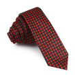 Coquelicot Red Beetle Skinny Tie