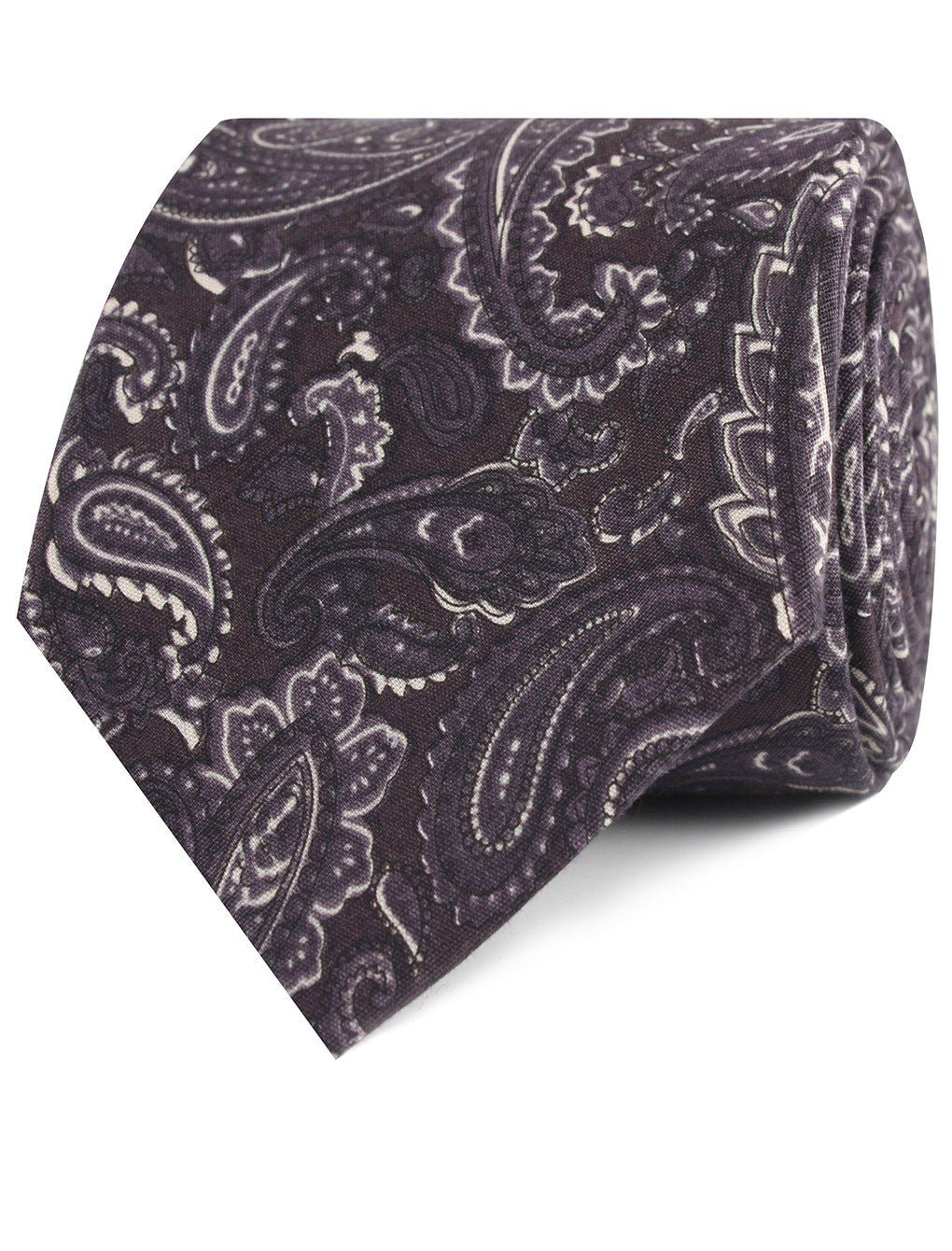 Culaccino Kettle Black Paisley Necktie