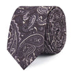 Culaccino Kettle Black Paisley Slim Tie