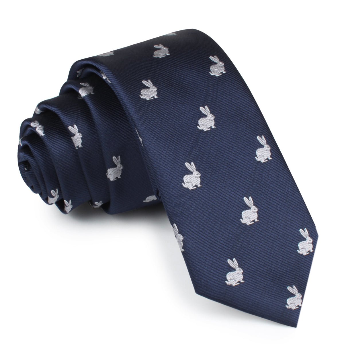 Curious Rabbit Skinny Tie