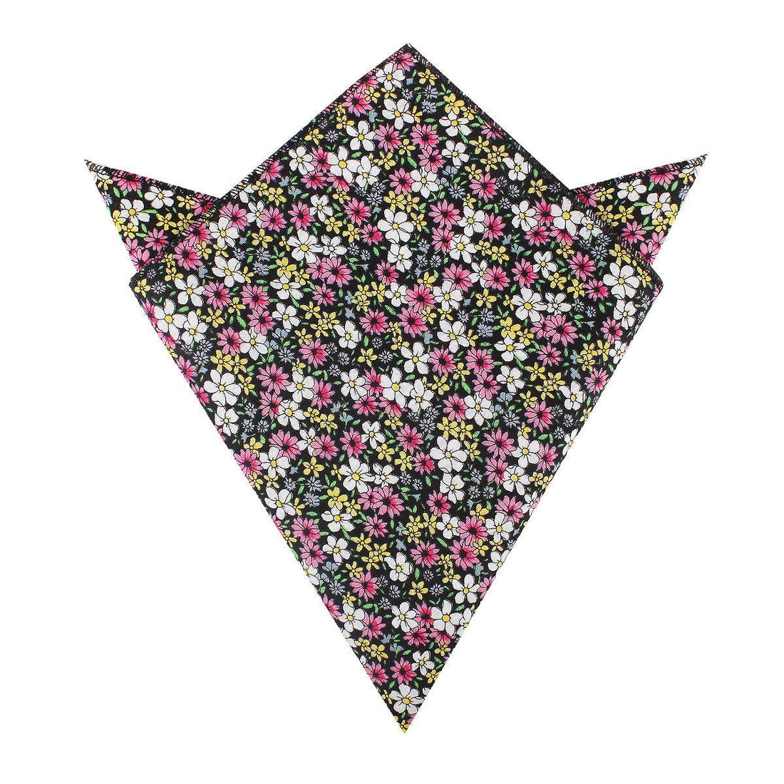 Daffodil Floral Pocket Square