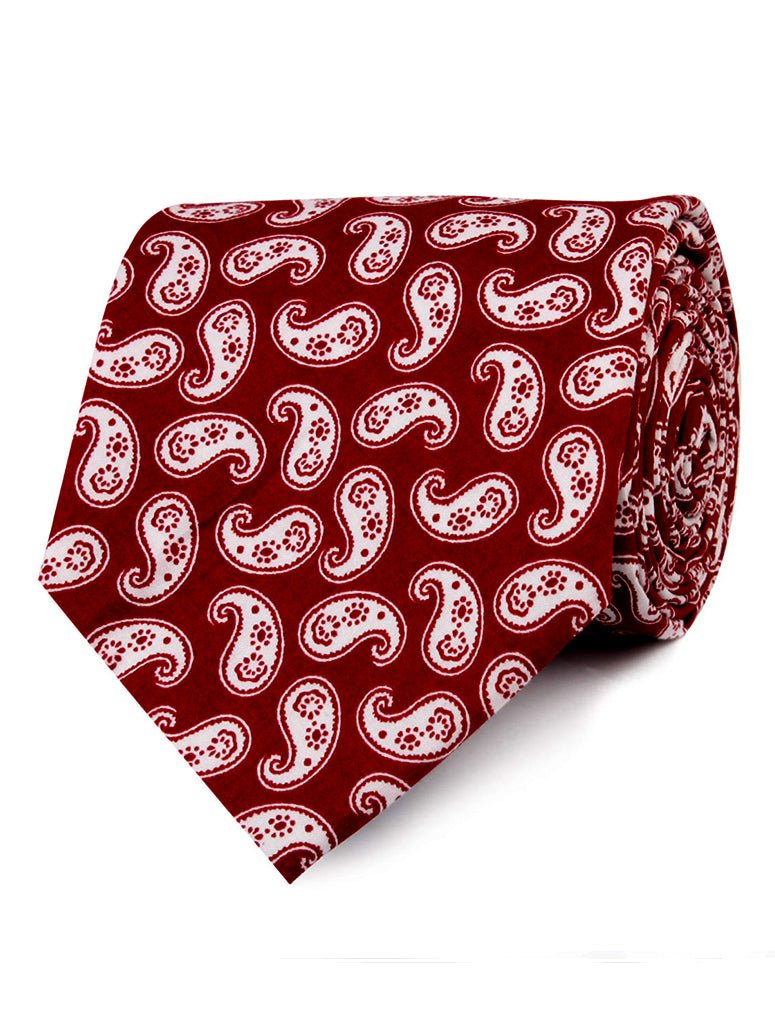 Danielre Red Paisley Neckties