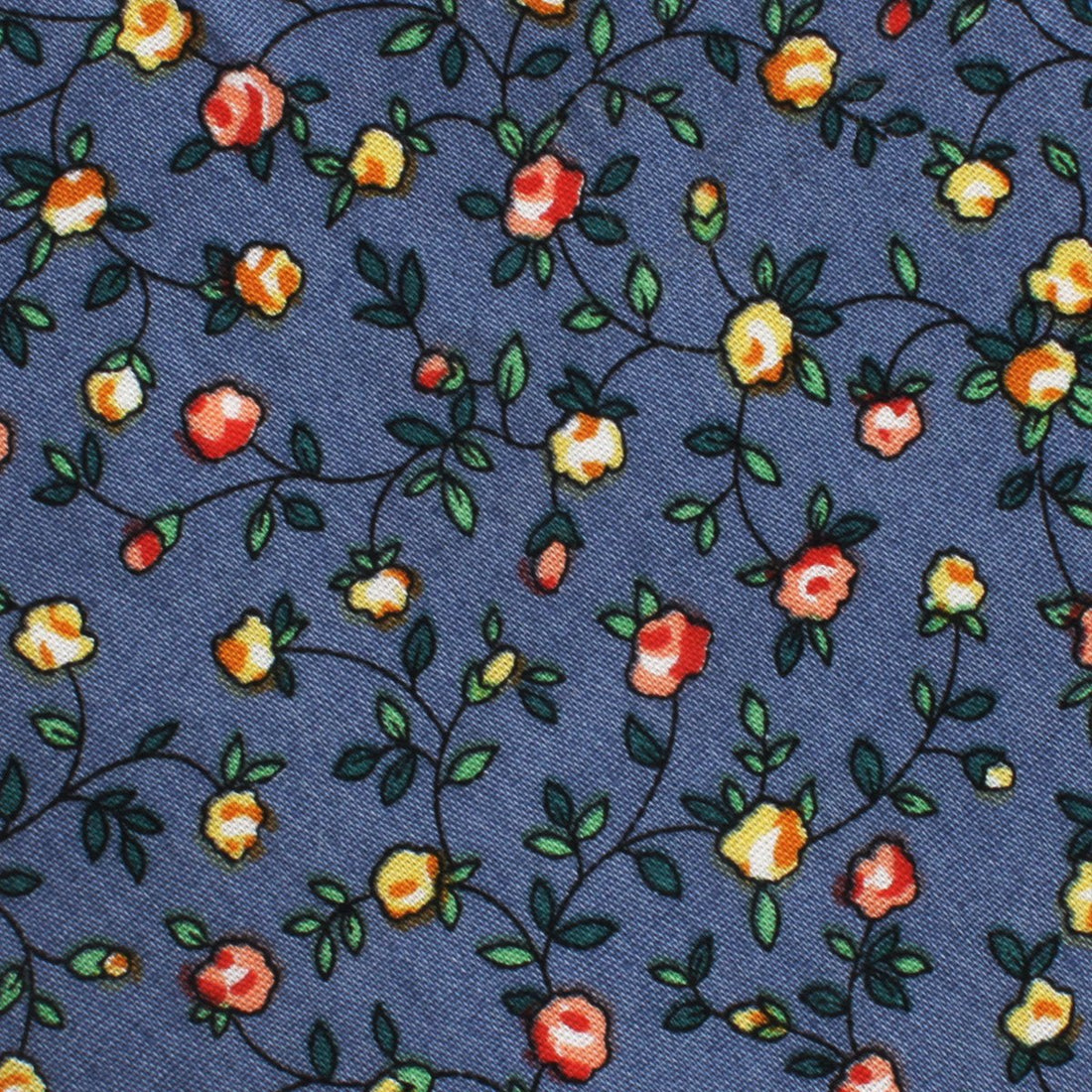 Dantesco Museo Floral Pocket Square Fabric