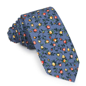 Dantesco Museo Floral Skinny Tie