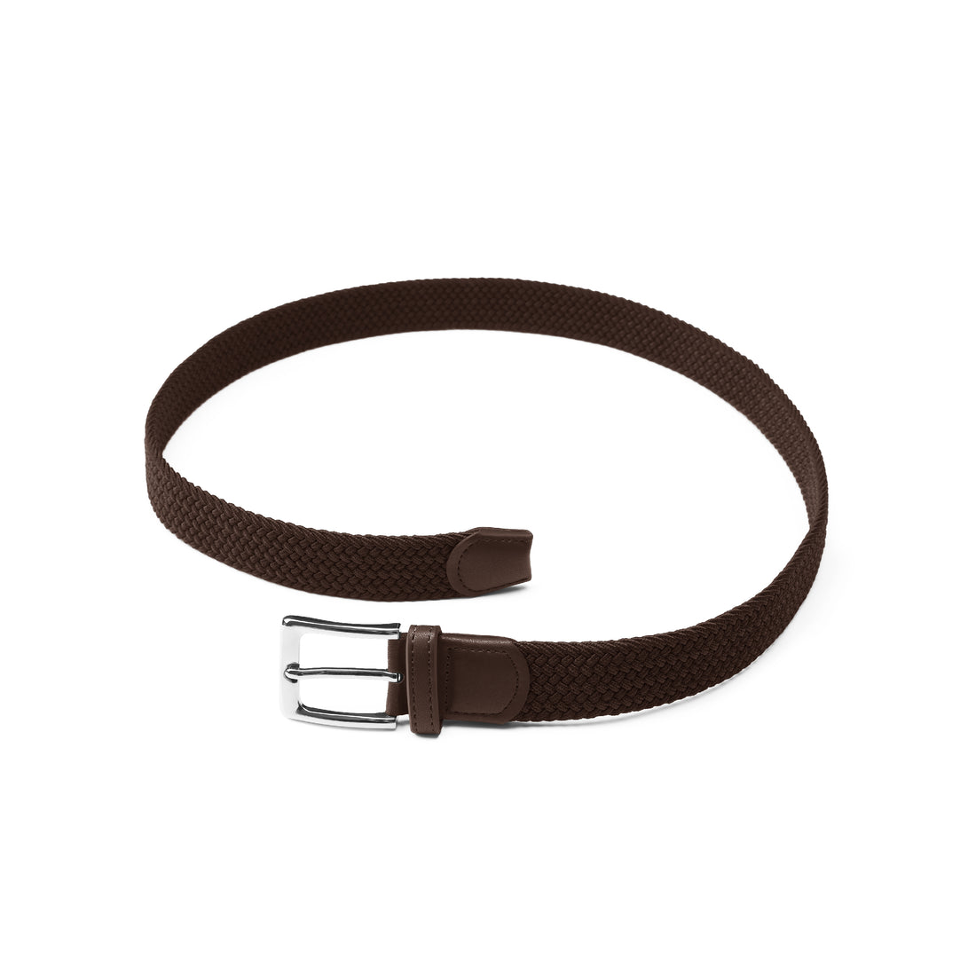 Dark Brown Espresso Weave Belt