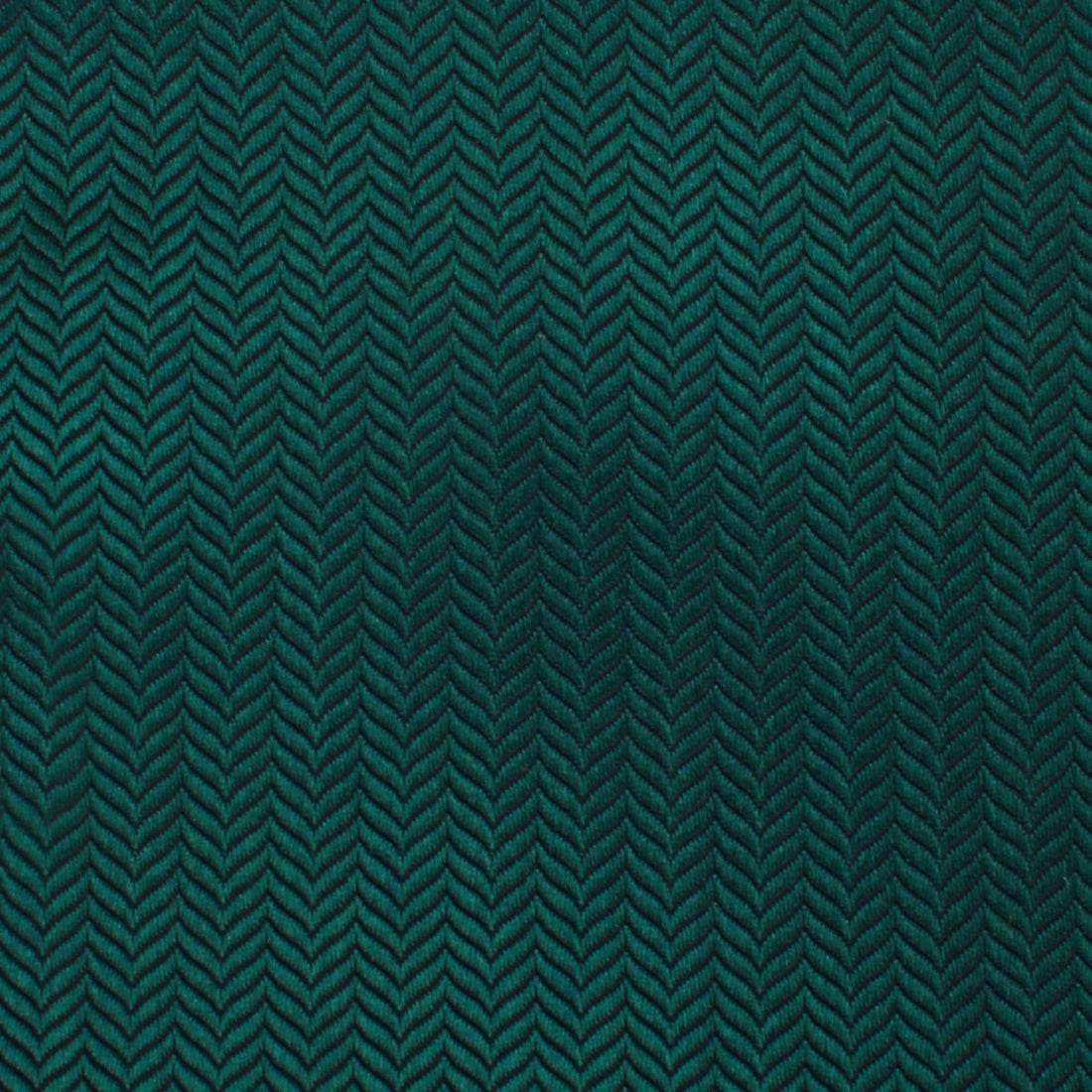 Dark Green Herringbone Necktie Fabric