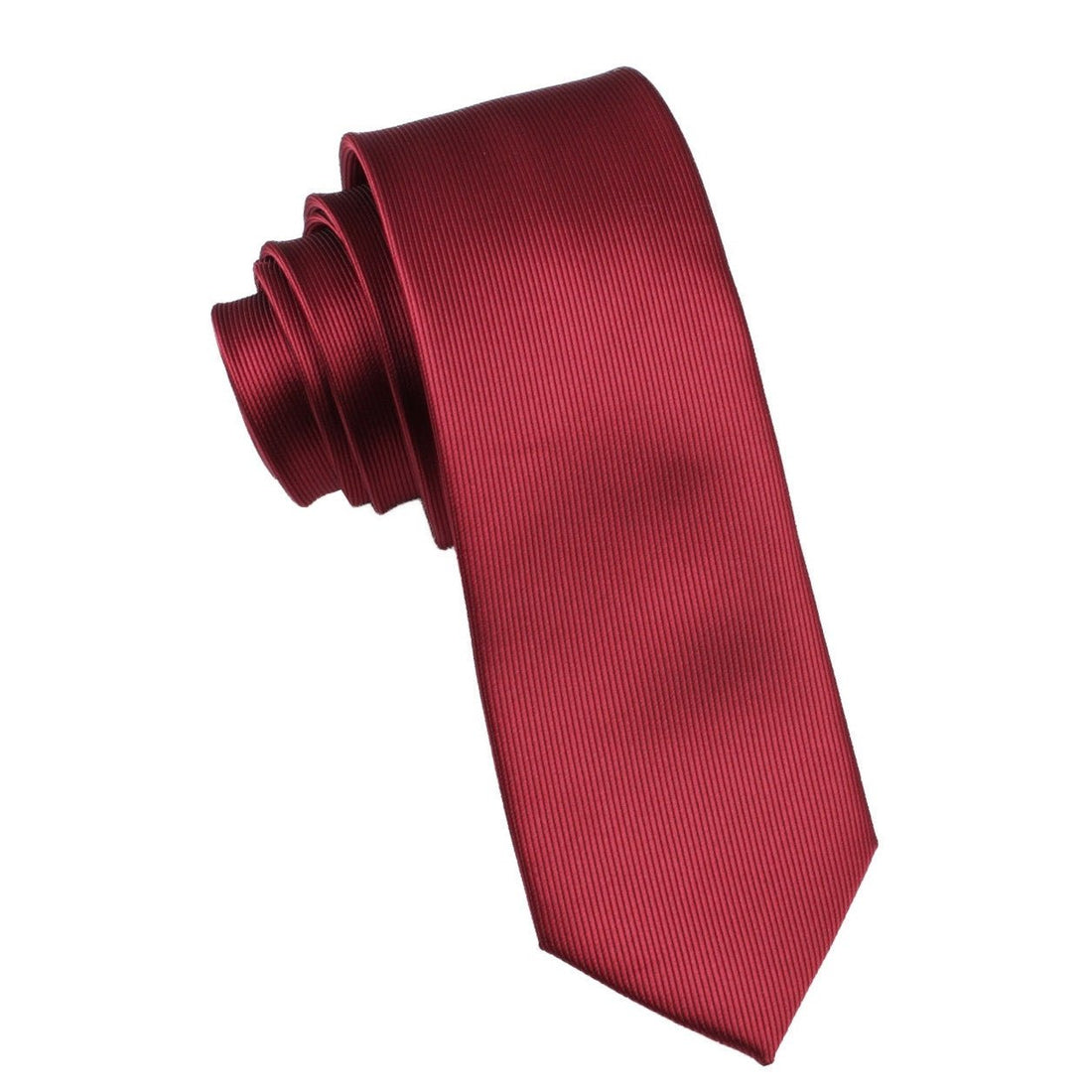 Dark Maroon Skinny Tie