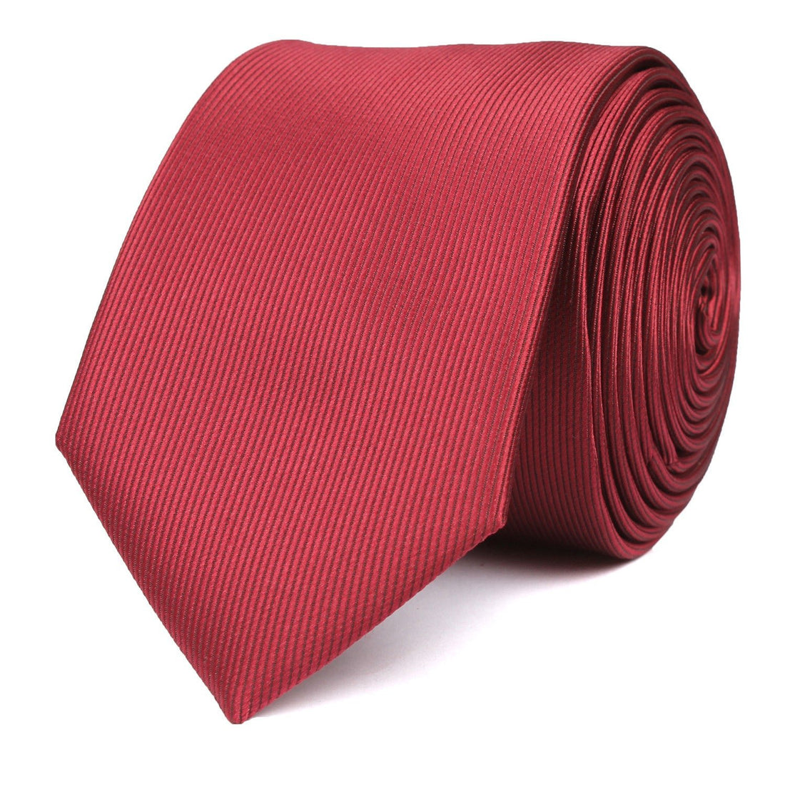 Dark Maroon Skinny Tie OTAA roll