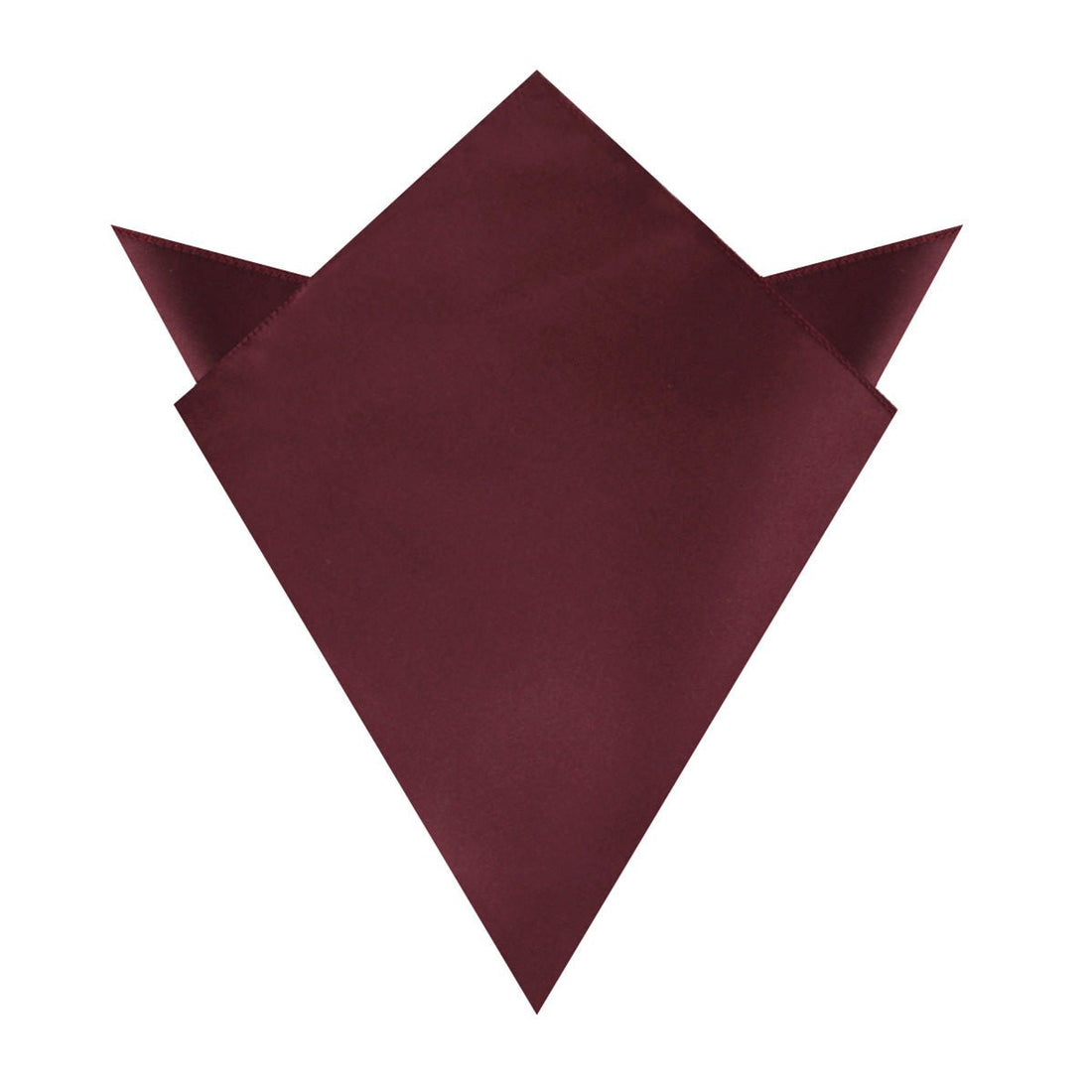 Dark Merlot Wine Satin Pocket Square