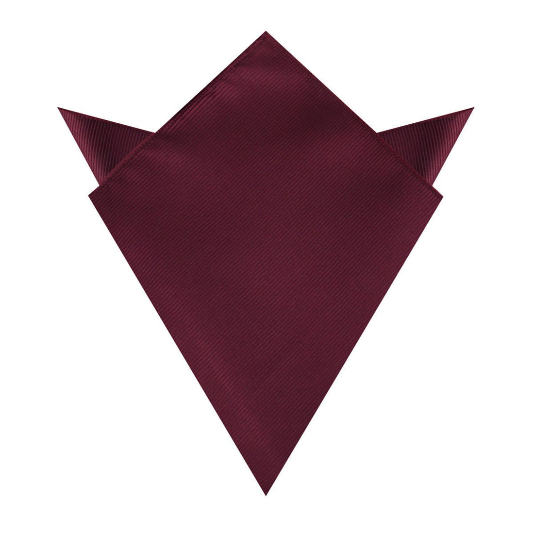 Dark Merlot Wine Twill Pocket Square