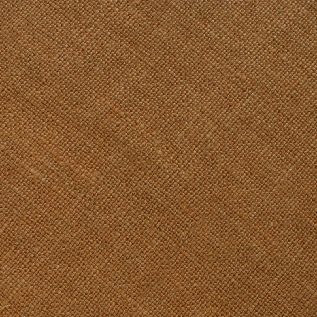 Dark Mustard Brown Linen Skinny Tie Fabric