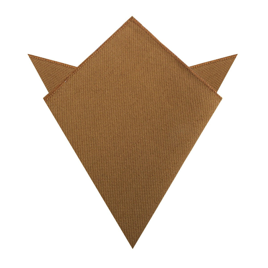 Dark Mustard Twill Linen Pocket Square