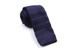 Dark Purple Knitted Tie OTAA