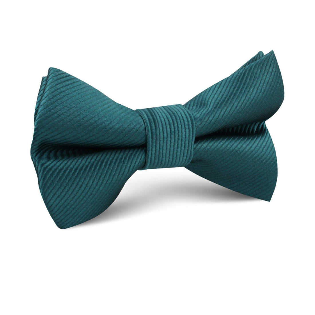 Deep Jade Twill Kids Bow Tie