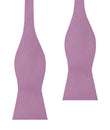 Deep Wisteria Purple Weave Self Bow Tie