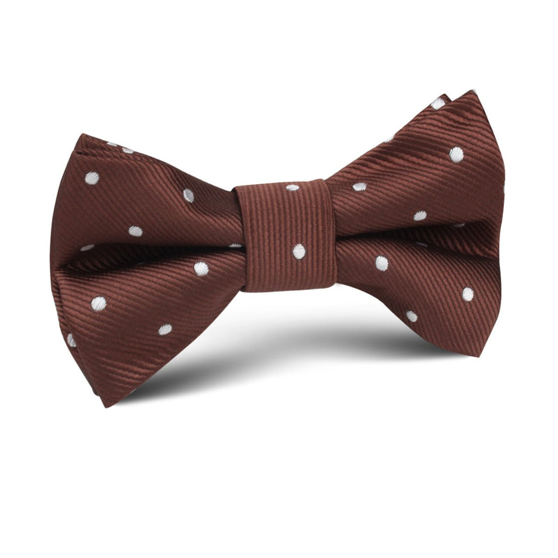 Desert Brown Polka Dots Kids Bow Tie