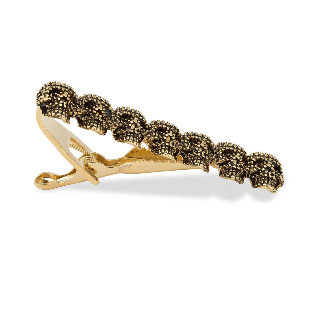 Día De Muertos Gold Skull Tie Bars