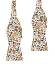 Diamond White Liberty Floral Self Bow Tie