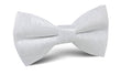 Diamond White Teardrop Paisley Bow Tie