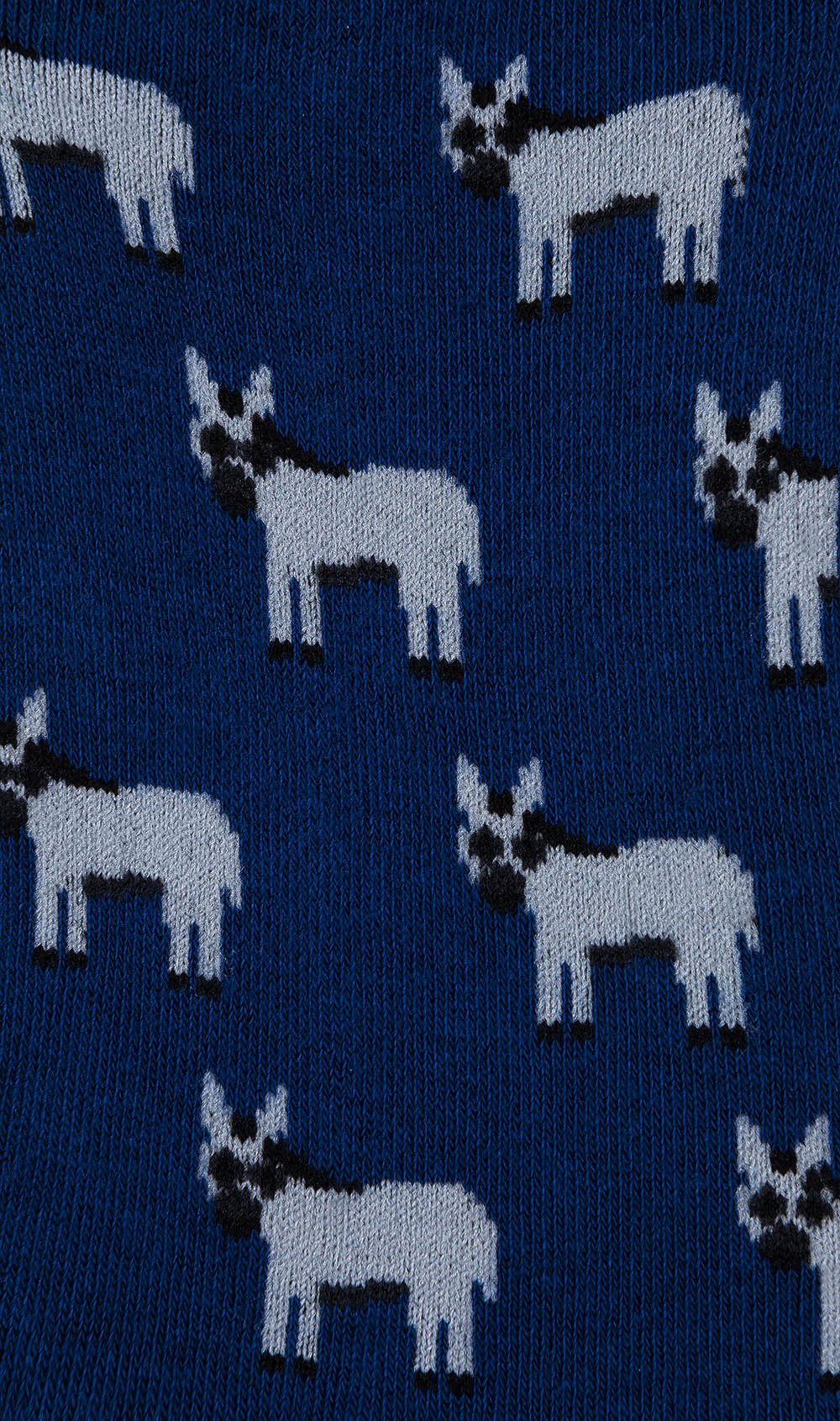 Donkey Low Cut Socks Pattern Fabric