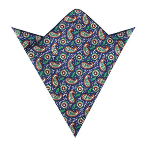 Dora Riparia Paisley Pocket Square