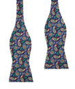 Dora Riparia Paisley Self Bow Tie