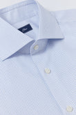 Draco Blue Pinstripe Twill Non-Iron Shirt