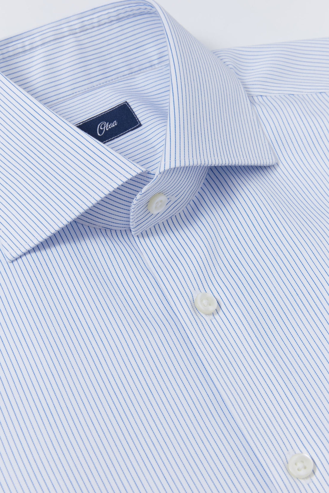 Draco Blue Pinstripe Twill Non-Iron Shirt