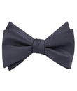 Dubrovnik Charcoal Grey Diamond Self Tied Bow Tie