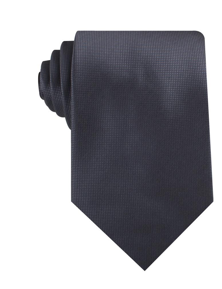 Dubrovnik Charcoal Grey Diamond Necktie