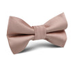 Dusty Blush Crisp Satin Kids Bow Tie