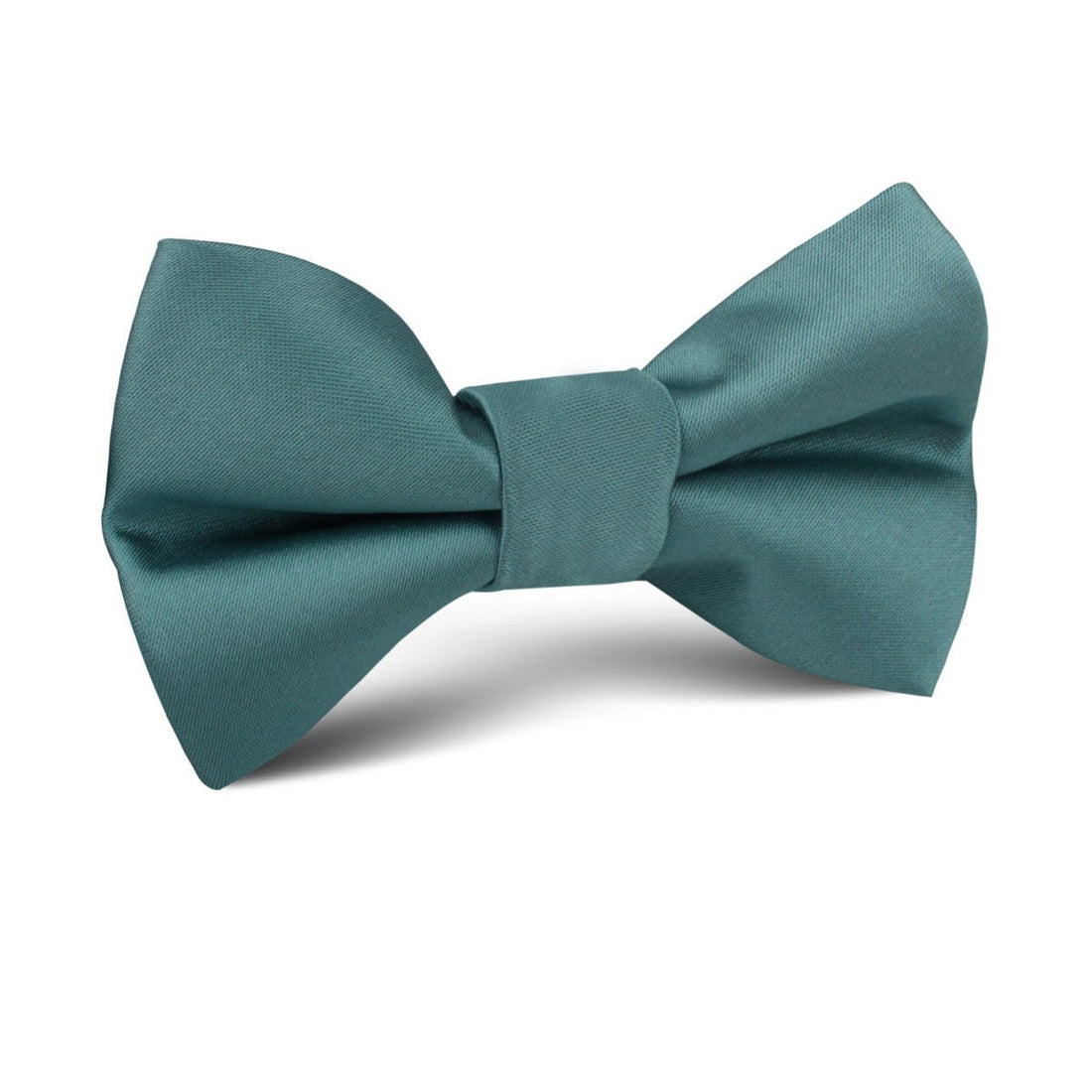 Dusty Jade Green Satin Kids Bow Tie