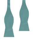 Dusty Jade Green Twill Self Tie Bow Tie