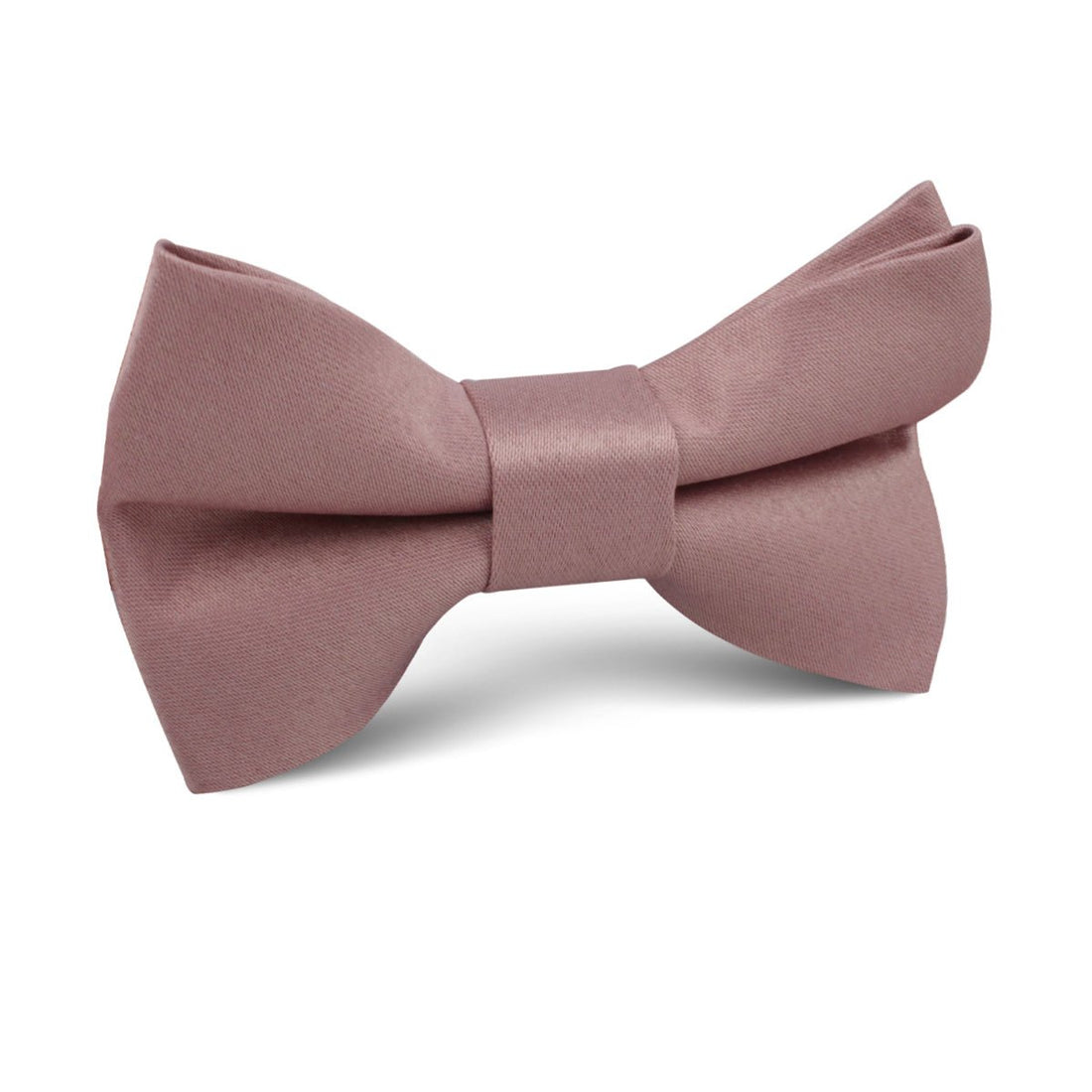 Dusty Mauve Satin Kids Bow Tie