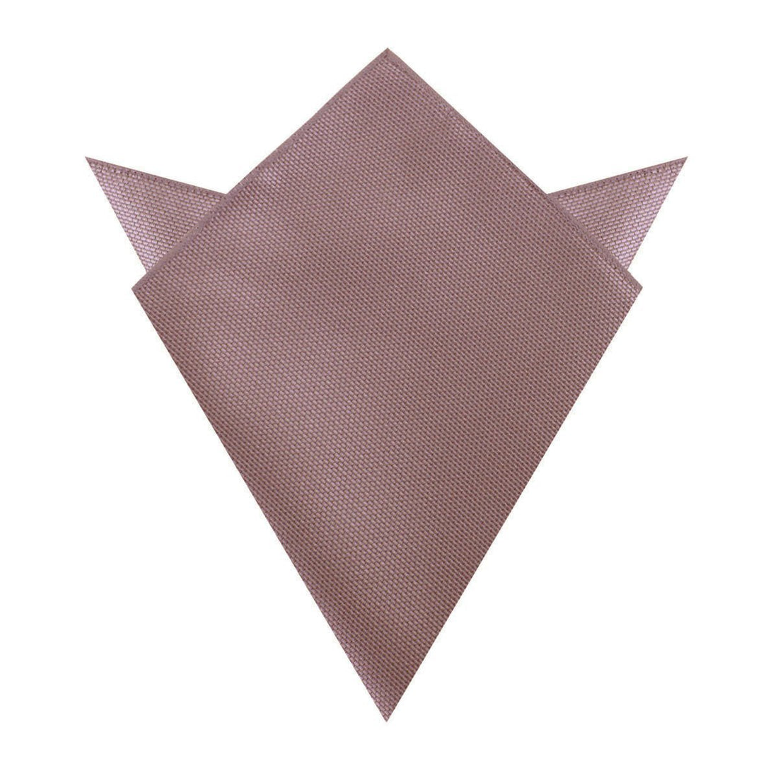 Dusty Mauve Quartz Weave Pocket Square