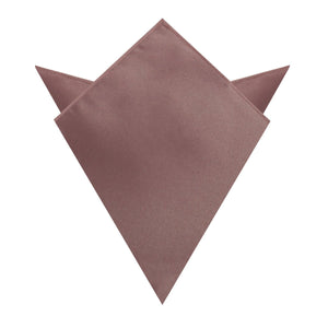 Dusty Mauve Satin Pocket Square