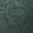 Emerald Green Paisley Kids Bow Tie Fabric