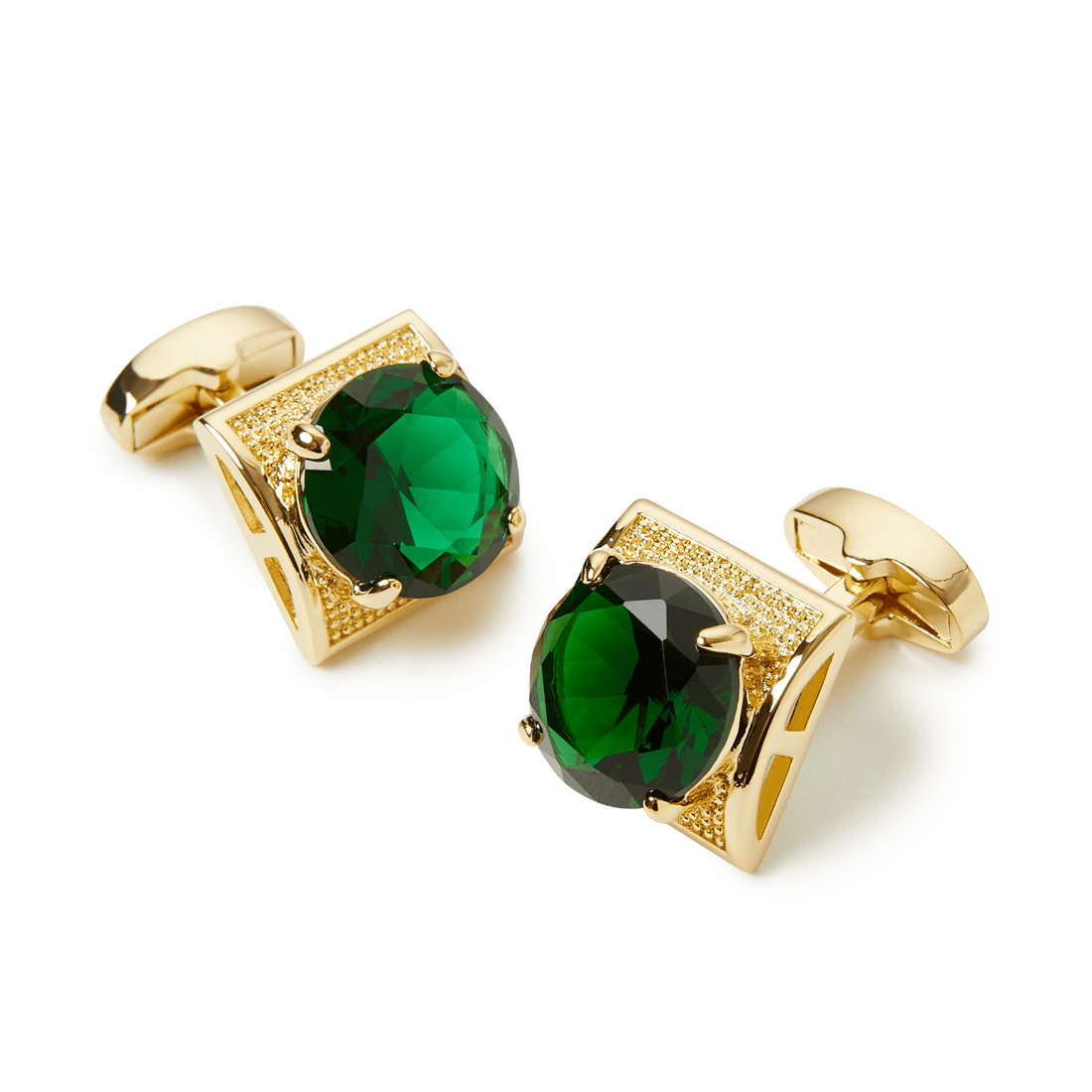 Emerald Isle Gold Cufflinks