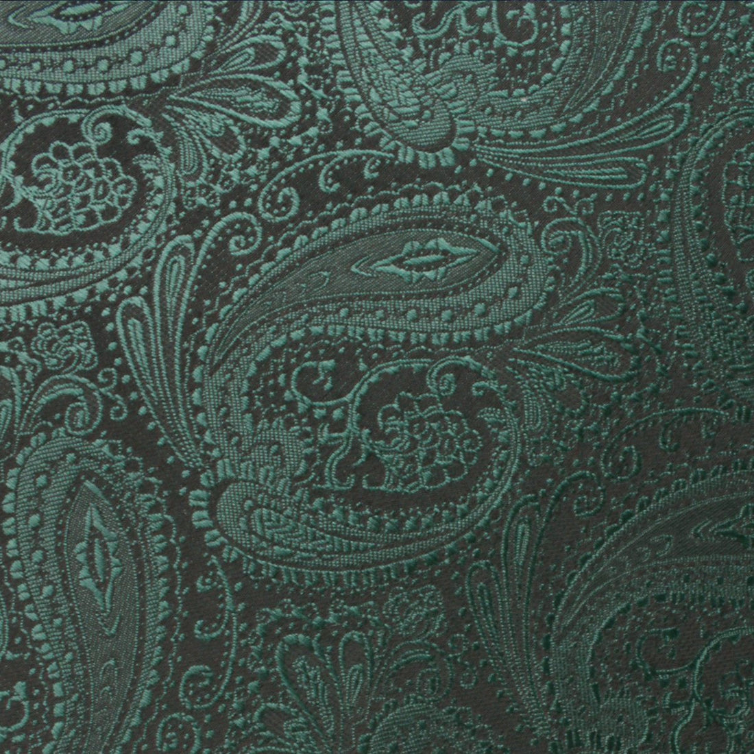 Emerald Green Paisley Fabric Swatch