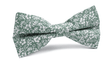 English Ivy Floral Bow Tie