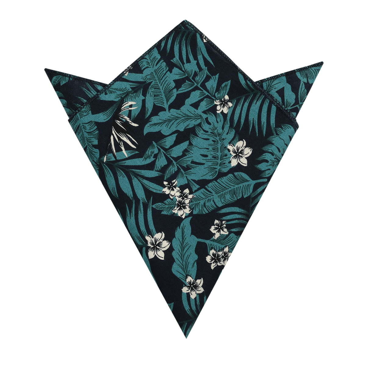 Essaouira Emerald Palm Pocket Square