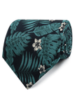 Essaouira Emerald Palm Necktie 2